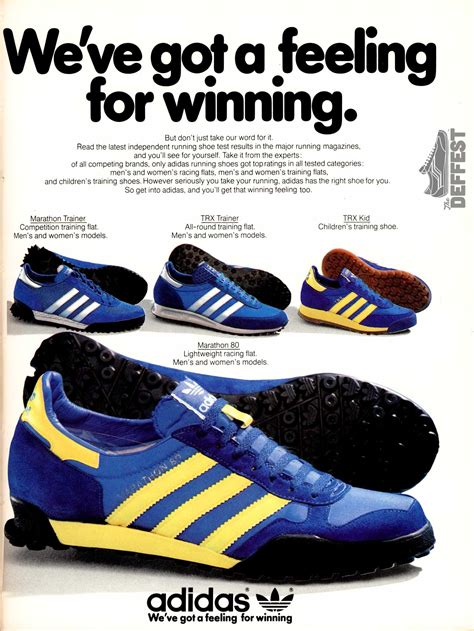 vintage Adidas trainers 1980s